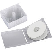 CD/DVDケース ハードタイプ クリア 3枚収納×5枚セット BSCD0335HCR