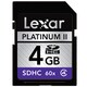 SDHCカード CLASS4 4GB PLATINUM II(プラチナ2) LSD4GBBCJP060