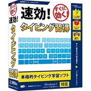 即効タイピング習得 [Windowsソフト]