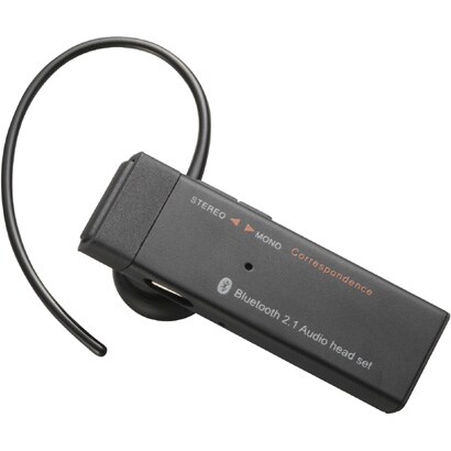 Bluetooth2.1対応 ハンズフリーヘッドセット ACアダプタ付き ブラック LBT-HPS01C2ABK