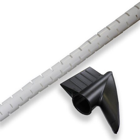 スリットチューブ 1m ホワイト CH-SC201/WH