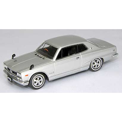 43960 スカイライン GT HT KGC10 シルバー [ミニカー スカイライン GT HT KGC10 シルバー]