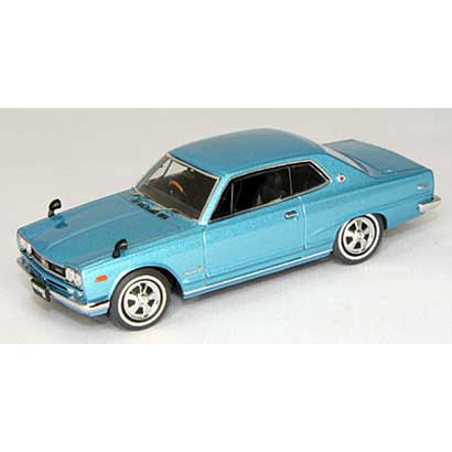 43969 スカイライン GT HT KGC10 ブルー [ミニカー スカイライン GT HT KGC10 ブルー]
