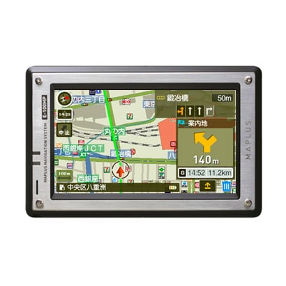 E-100MP-BKE [4.3型 ワンセグ内蔵 ポータブルナビゲーションシステム マップラス]