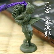 二宮金次郎根付(青銅色)