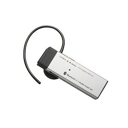 Bluetooth 2.1対応 ステレオ ヘッドセット シルバー LBT-HPS01C2SV