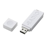 PCラジオ「らくラヂ」 USB接続 FM/AMラジオチューナー(Mac OS X用) LRT-FMAM200UM