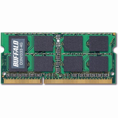 ノートパソコン用メモリ DDR3/1333 PC3-10600 4GB D3N1333-4G