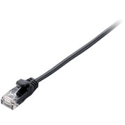 LANケーブル カテゴリー6 極細 15m ブラック LD-GPS/BK15
