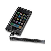 TUN-PH-100018 [iPhone3Gs用レザーケース PRIE Ambassador SMART ブラックレザー/ホワイトスティッチ]