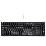 USB&PS/2接続 コンパクトキーボード ブラック SKB-KG2BK