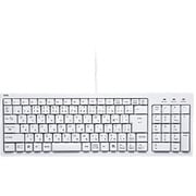 USB&PS/2接続 コンパクトキーボード ホワイト SKB-KG2W