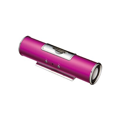 iPod用スピーカー ピンク MM-SPIP2P