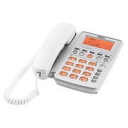 電話機（子機なし）　ホワイトシルバー UTP-210(S)