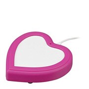 ハート型USBカップウォーマー マゼンダレッ GH-USB-CUPHTM
