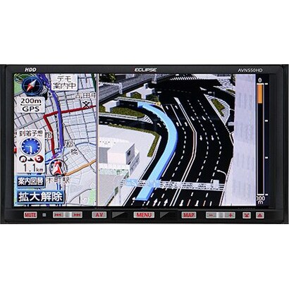 AVN550HD [7.0型ワイド TV/DVD/CD HDDカーナビ ワンセグチューナー内蔵]