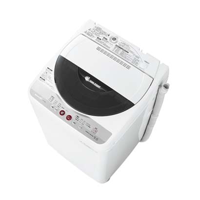 簡易乾燥機能付き洗濯機（5.5kg） ブラック系 ES-GE55K-B