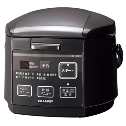 マイコン炊飯器（3合炊き） ブラック系 KS-HC5-B