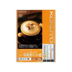 インクジェットプリンタ用紙 フォトマットグレード 写真用マット紙 A4 50枚 KJ-M14A4-50