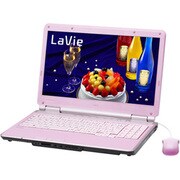 LaVie L LL550/WG6P 15.6型ワイド液晶/HDD500GB/DVDスーパーマルチドライブ/スパークリングリッチピンク PC-LL550WG6P