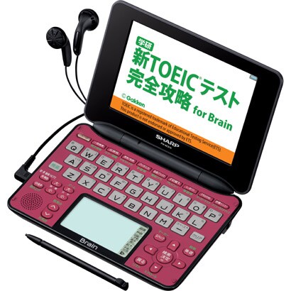 Brain(ブレーン) 100コンテンツ収録 電子辞書 カラー液晶搭載 生活総合系モデル プライムレッド PW-AC910R