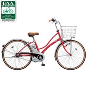 電動アシスト自転車(26型) レッドインレッド リチウムビビ・ラッテ BE-ENDA63R