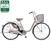 電動アシスト自転車(26型) ミルクティ リチウムビビ・EX BE-ENE632T