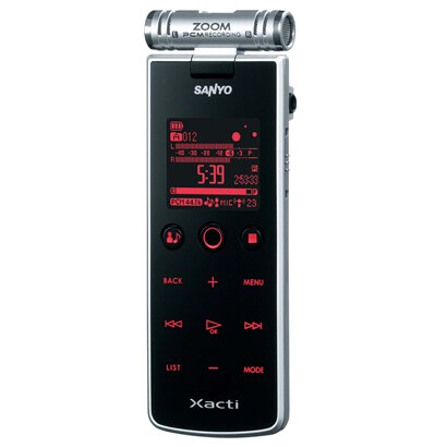 リニアPCM対応 ICレコーダー シルバー Xacti SOUND RECORDER ICR-XPS03MF （S）