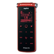 リニアPCM対応 ICレコーダー レッド Xacti SOUND RECORDER ICR-XPS01MF (R)