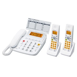 週末限定ンセール ヨドバシ.com - ホワイト 電話機（子機2台） PIONEER パイオニア 電話機