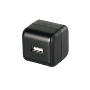 キューブ型USB充電器 1ポートタイプ ブラック BSIPA01BK