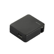 平型USB充電器 1ポートタイプ ブラック BSIPA02BK