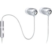 iPhone/iPod対応マイク付き密閉型イヤホン TUNESONIC crystal with Mic(チューンソニッククリスタルウィズマイク) クロムシルバー TUN-EP-000004
