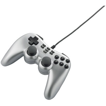 USBゲームパッド 16ボタンタイプ シルバー BSGP1601SV