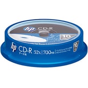 データ用 CD-R 700MB 52倍速対応 インクジェットプリンタ対応ホワイトワイドレーベル スピンドルケース 10枚 CDR80HPWBX10SA