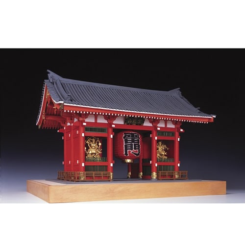 木製 1/50 雷門 塗装タイプ