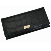 長財布 クロコ FERRE-622/BLACK