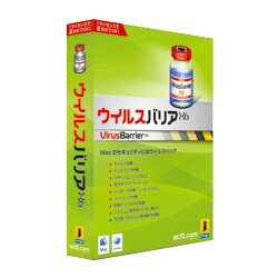 ウイルスバリア X6 [Mac PC2台・1年利用可能]