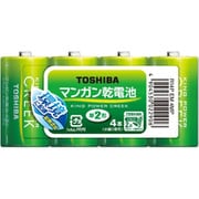 マンガン乾電池 KING POWER CREEK(キングパワークリーク) 単2形 4本入 まとめパック R14PEM4MP Y