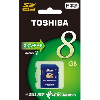 SDメモリーカード 8GB (Class2対応) SD-E008G2