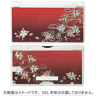 WSB0145 [和彩美-WaSaBi- 煌装飾シート(流水に桜) DS Lite用]