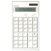 デスクトップ電子計算機 ホワイト LC-204(W)