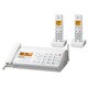 普通紙FAX（子機2台） ホワイト系 fappy（ファッピィ） UX-D19CW-W