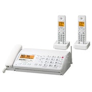 普通紙FAX(子機2台) ホワイト系 fappy(ファッピィ) UX-D19CW-W
