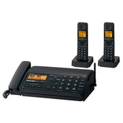 普通紙FAX(子機2台) ブラック系 fappy(ファッピィ) UX-D19CW-B