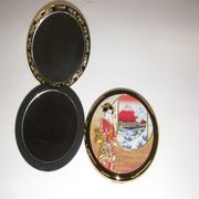 MK-64 [彫金コンパクトミラー Chokin Compact Mirror 赤富士]