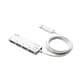 USB2.0ハブ ACアダプタ付 セルフ＆バスパワー 4ポート ホワイト U2H-EG4SWH