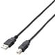 エコUSB2.0ケーブル A-Bタイプ 5m ブラック U2C-JB50BK