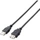 エコUSB2.0延長ケーブル A-Aメスタイプ 5m ブラック U2C-JE50BK