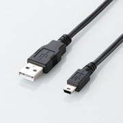 エコUSB2.0ケーブル A-miniBタイプ 5m ブラック U2C-JM50BK